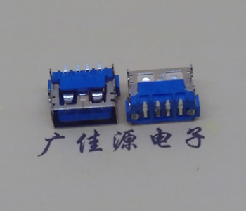 漳州usb2.0接口 AF短体10.0母座 卧式直边 连接器插座