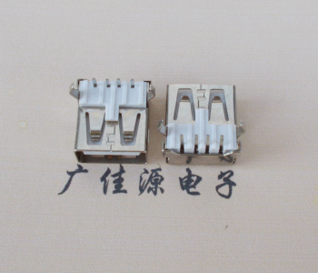 漳州USB AF母座 LCP 耐高温250度280度 环保白胶芯