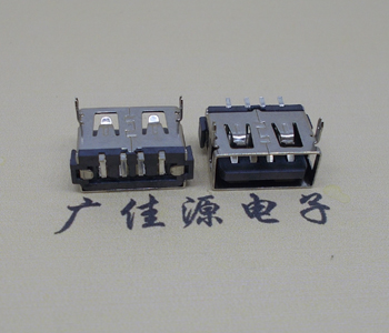 漳州USB短体母座.超薄5.9H胶芯.移动电源接口
