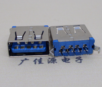 漳州USB 2.0接口USB10.0母座180度直边/弯脚