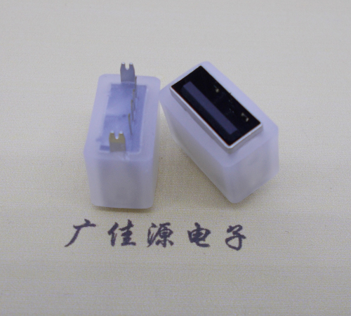 漳州USB连接器接口 10.5MM防水立插母座 鱼叉脚