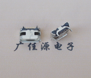 漳州Micro USB接口 usb母座 定义牛角7.2x4.8mm规格尺寸