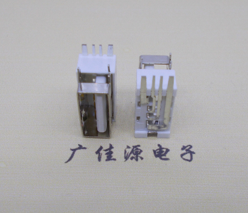 漳州USB侧立式短体10.0尺寸 侧插加宽脚5A大电流插座