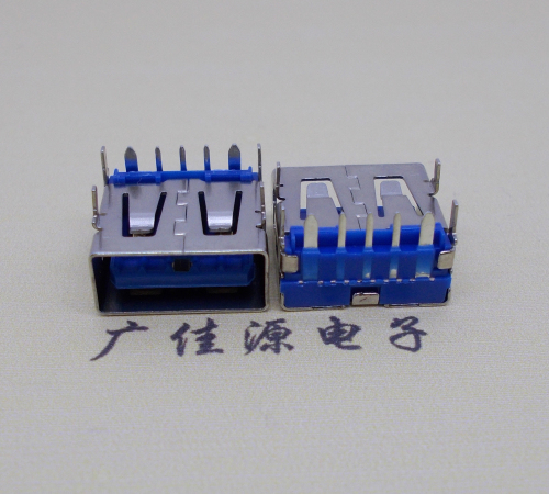 漳州 USB5安大电流母座 OPPO蓝色胶芯,快速充电接口