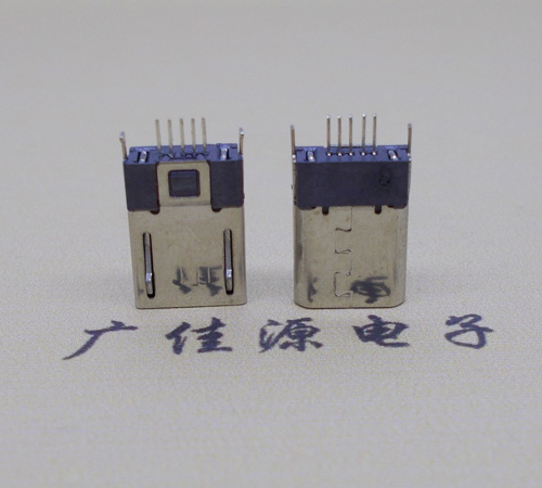 漳州micro-迈克 插座 固定两脚鱼叉夹板1.0公头连接器