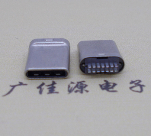 漳州type-c14p公头拉伸无地线厚3.6mm