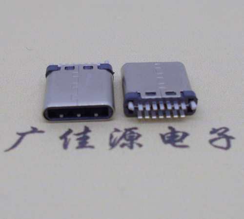 漳州type-c14p公头铆合有地线接口厚2.7mm