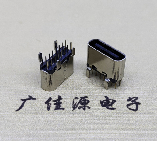 漳州USB 3.1TYPE C直插母座16Pin引脚图正负极规范